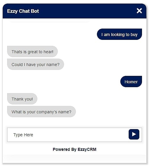 Generate leads by automated chatbots
